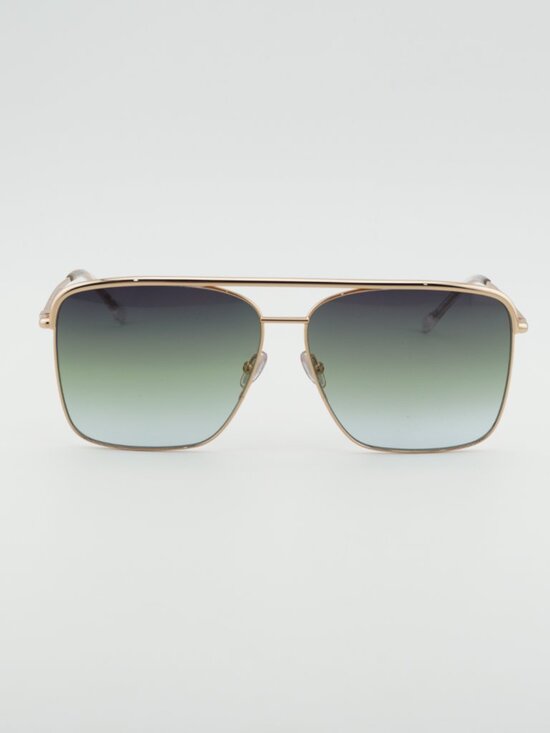 Isabel Marant IM 0118/S 0000 IB Sunglasses Gold Square Frame, Grey Green Lenses main image 7
